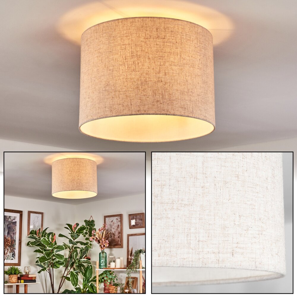 Bassagoda Plafones beige, Blanca, 1 luz main product photo