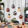 Gastor Lámparas suspendidas, Luminarias esféricas, Lámparas colgantes Colores ámbar, Cromo, Color cobre, Ahumado, 6 luces
