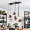 Gastor Lámparas suspendidas, Luminarias esféricas, Lámparas colgantes Colores ámbar, Cromo, Color cobre, Ahumado, 6 luces
