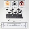 Gastor Lámparas suspendidas, Luminarias esféricas, Lámparas colgantes Colores ámbar, Cromo, Color cobre, Ahumado, 6 luces