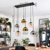 Gastor Lámparas suspendidas, Luminarias esféricas, Lámparas colgantes Colores ámbar, dorado, Transparente, Ahumado, 6 luces