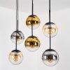 Gastor Lámparas suspendidas, Luminarias esféricas, Lámparas colgantes Colores ámbar, dorado, Transparente, Ahumado, 6 luces