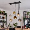 Gastor Lámparas suspendidas, Luminarias esféricas, Lámparas colgantes Colores ámbar, dorado, Transparente, Ahumado, 6 luces