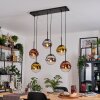 Gastor Lámparas suspendidas, Luminarias esféricas, Lámparas colgantes Cromo, dorado, Transparente, Color cobre, Ahumado, 6 luces