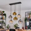 Gastor Lámparas suspendidas, Luminarias esféricas, Lámparas colgantes Colores ámbar, dorado, Transparente, Ahumado, 6 luces