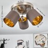 Alsen Lámpara de Techo Níquel-mate, 3 luces