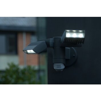 Lutec CORN Aplique para exterior LED Antracita, 6 luces