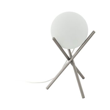 Eglo CASTELLATO Lámpara de Mesa Níquel-mate, 1 luz