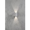 Konstsmide Cremona Aplique LED Gris, 2 luces