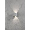 Konstsmide Cremona Aplique LED Gris, 2 luces