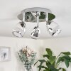 Morges Lámpara de Techo LED Cromo, 3 luces