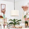 Bassagoda Lámparas suspendidas, Lámparas colgantes beige, Blanca, 1 luz