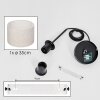 Bassagoda Lámparas suspendidas, Lámparas colgantes beige, Blanca, 1 luz