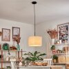 Bassagoda Lámparas suspendidas, Lámparas colgantes beige, Blanca, 1 luz