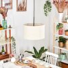 Bassagoda Lámparas suspendidas, Lámparas colgantes beige, Blanca, 1 luz