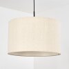 Flemming Lámparas suspendidas, Lámparas colgantes beige, Blanca, 1 luz
