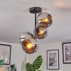 Koyoto Plafones, Luminarias esféricas 32 cm Cromo, Ahumado, 4 luces