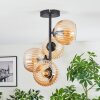 Koyoto Plafones, Luminarias esféricas Colores ámbar, 4 luces