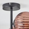 Koyoto Plafones, Luminarias esféricas Color cobre, 4 luces