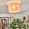Bassagoda Plafones beige, Blanca, 1 luz