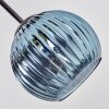 Koyoto Plafones, Luminarias esféricas 42 cm Azul, dorado, Color cobre, 3 luces