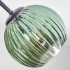 Koyoto Plafones, Luminarias esféricas 82 cm Azul, dorado, Verde, Transparente, 7 luces