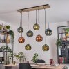 Ripoll Lámparas suspendidas, Luminarias esféricas, Lámparas colgantes Crudo, Negro, 8 luces