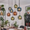 Ripoll Lámparas suspendidas, Luminarias esféricas, Lámparas colgantes Crudo, Negro, 8 luces