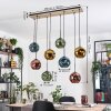 Ripoll Lámparas suspendidas, Luminarias esféricas, Lámparas colgantes Crudo, Negro, 8 luces