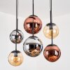 Gastor Lámparas suspendidas, Luminarias esféricas, Lámparas colgantes Colores ámbar, Cromo, Color cobre, Ahumado, 6 luces