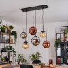 Gastor Lámparas suspendidas, Luminarias esféricas, Lámparas colgantes Colores ámbar, Cromo, Color cobre, Ahumado, 6 luces