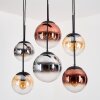 Gastor Lámparas suspendidas, Luminarias esféricas, Lámparas colgantes Colores ámbar, Cromo, Transparente, Color cobre, Ahumado, 6 luces