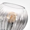 Koyoto Luminarias esféricas, Lámpara de pie Transparente, Ahumado, 3 luces