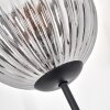Koyoto Luminarias esféricas, Lámpara de pie Transparente, Ahumado, 3 luces