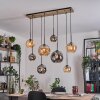 Ripoll Lámparas suspendidas, Luminarias esféricas, Lámparas colgantes Crudo, Negro, 8 luces