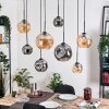 Ripoll Lámparas suspendidas, Luminarias esféricas, Lámparas colgantes Crudo, Negro, 8 luces