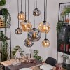 Ripoll Lámparas suspendidas, Luminarias esféricas, Lámparas colgantes Crudo, Negro, 8 luces