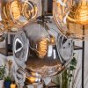 Ripoll Lámparas suspendidas, Luminarias esféricas, Lámparas colgantes Crudo, Negro, 8 luces