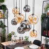 Ripoll Lámparas suspendidas, Luminarias esféricas, Lámparas colgantes Crudo, Negro, 8 luces