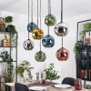 Ripoll Lámparas suspendidas, Luminarias esféricas, Lámparas colgantes Crudo, Negro, 8 luces