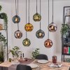 Ripoll Lámparas suspendidas, Luminarias esféricas, Lámparas colgantes Crudo, Negro, 8 luces
