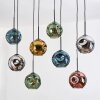 Ripoll Lámparas suspendidas, Luminarias esféricas, Lámparas colgantes Crudo, Negro, 8 luces