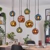 Ripoll Lámparas suspendidas, Luminarias esféricas, Lámparas colgantes Crudo, Negro, 8 luces