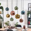 Ripoll Lámparas suspendidas, Luminarias esféricas, Lámparas colgantes Crudo, Negro, 8 luces
