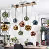 Ripoll Lámparas suspendidas, Luminarias esféricas, Lámparas colgantes Crudo, Negro, 8 luces