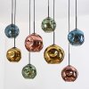 Ripoll Lámparas suspendidas, Luminarias esféricas, Lámparas colgantes Crudo, Negro, 8 luces