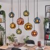Ripoll Lámparas suspendidas, Luminarias esféricas, Lámparas colgantes Crudo, Negro, 8 luces