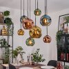 Ripoll Lámparas suspendidas, Luminarias esféricas, Lámparas colgantes Crudo, Negro, 8 luces