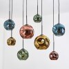 Ripoll Lámparas suspendidas, Luminarias esféricas, Lámparas colgantes Crudo, Negro, 8 luces