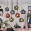 Ripoll Lámparas suspendidas, Luminarias esféricas, Lámparas colgantes Crudo, Negro, 8 luces